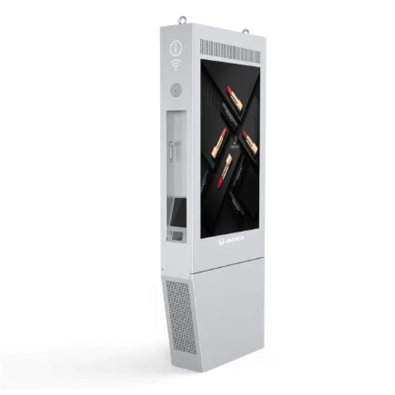 Outdoor Dual Sided Full Glass Digital Kiosk-R600P