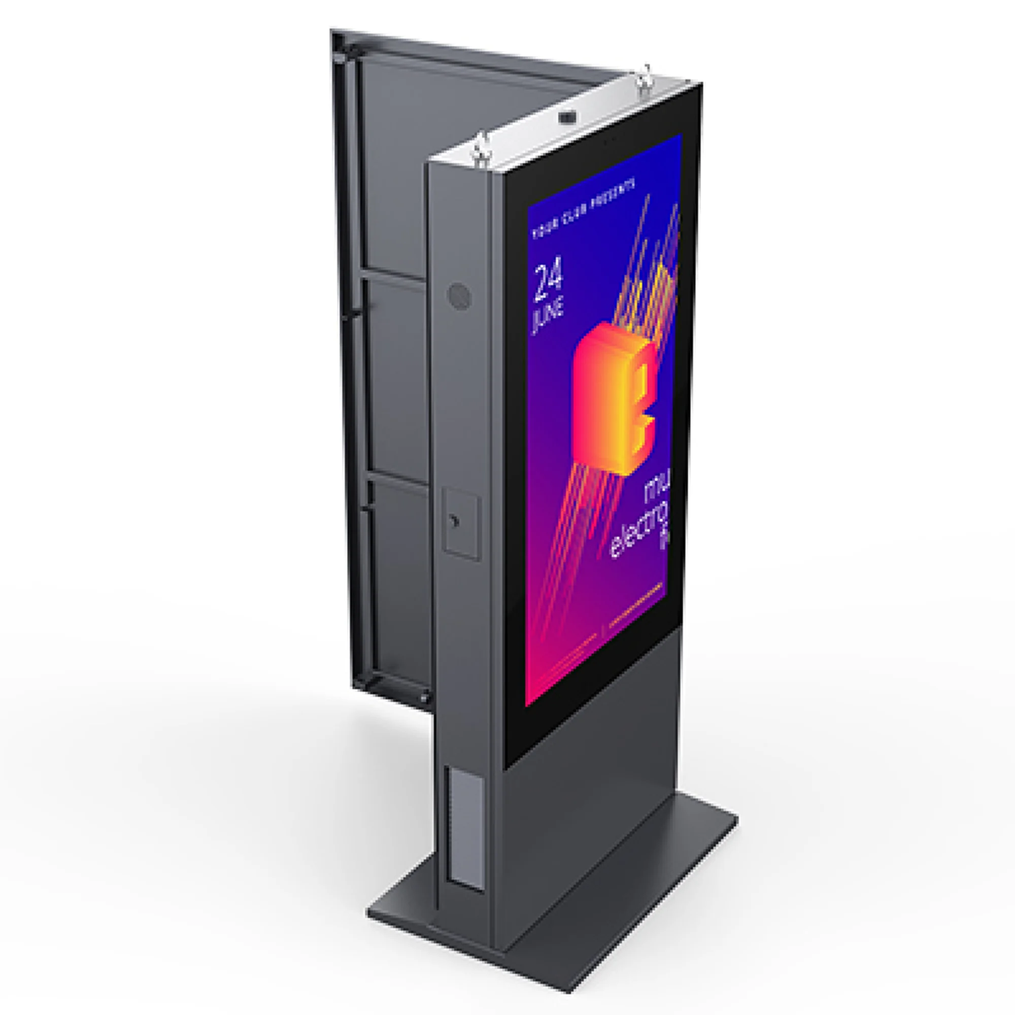 Outdoor Floor Stand Digital Kiosk -F130P - Image 2
