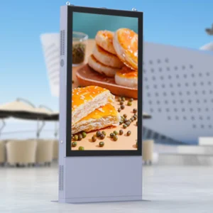 Outdoor Floor Stand Digital Signage With Local Dimming