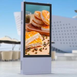Outdoor Floor Stand Digital Signage With Local Dimming