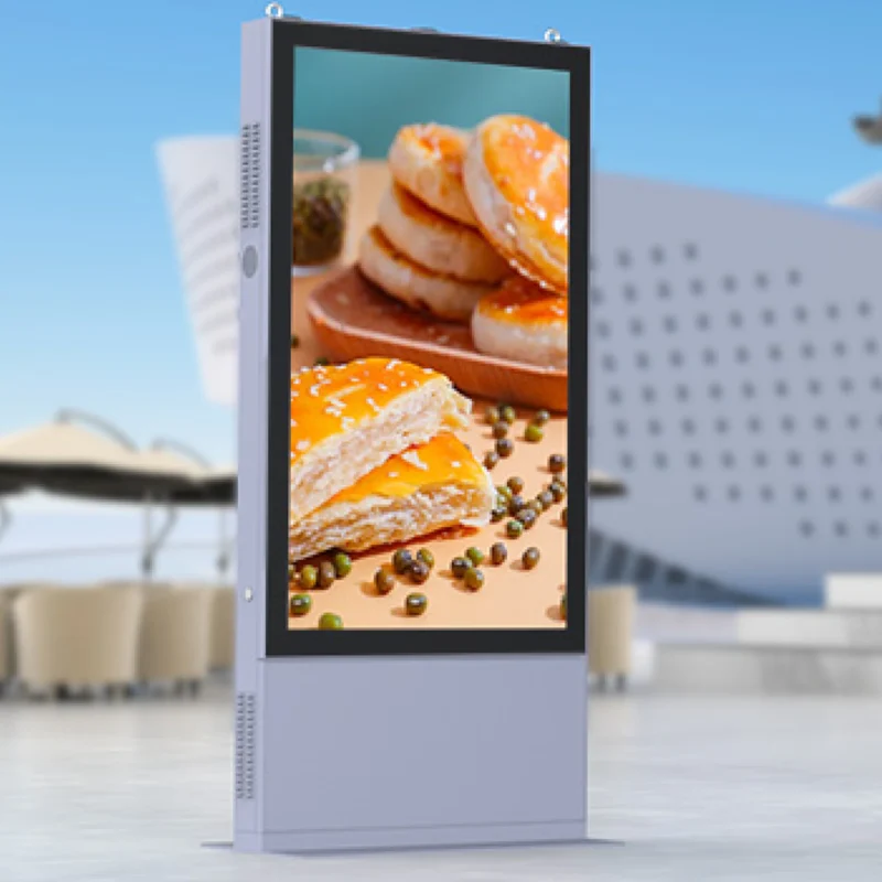 Outdoor Floor Stand Digital Signage With Local Dimming